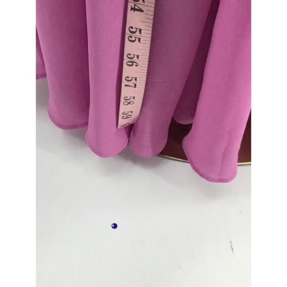 LULU'S SZ L Vivid Imagination Lilac VNeck Sleeveless Pleated Maxi Dress NEW B88 - Picture 5 of 11